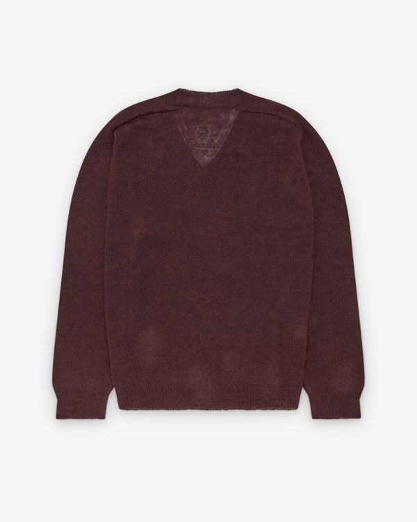 Our Legacy - Men's Rue V-Neck - (Cabernet)