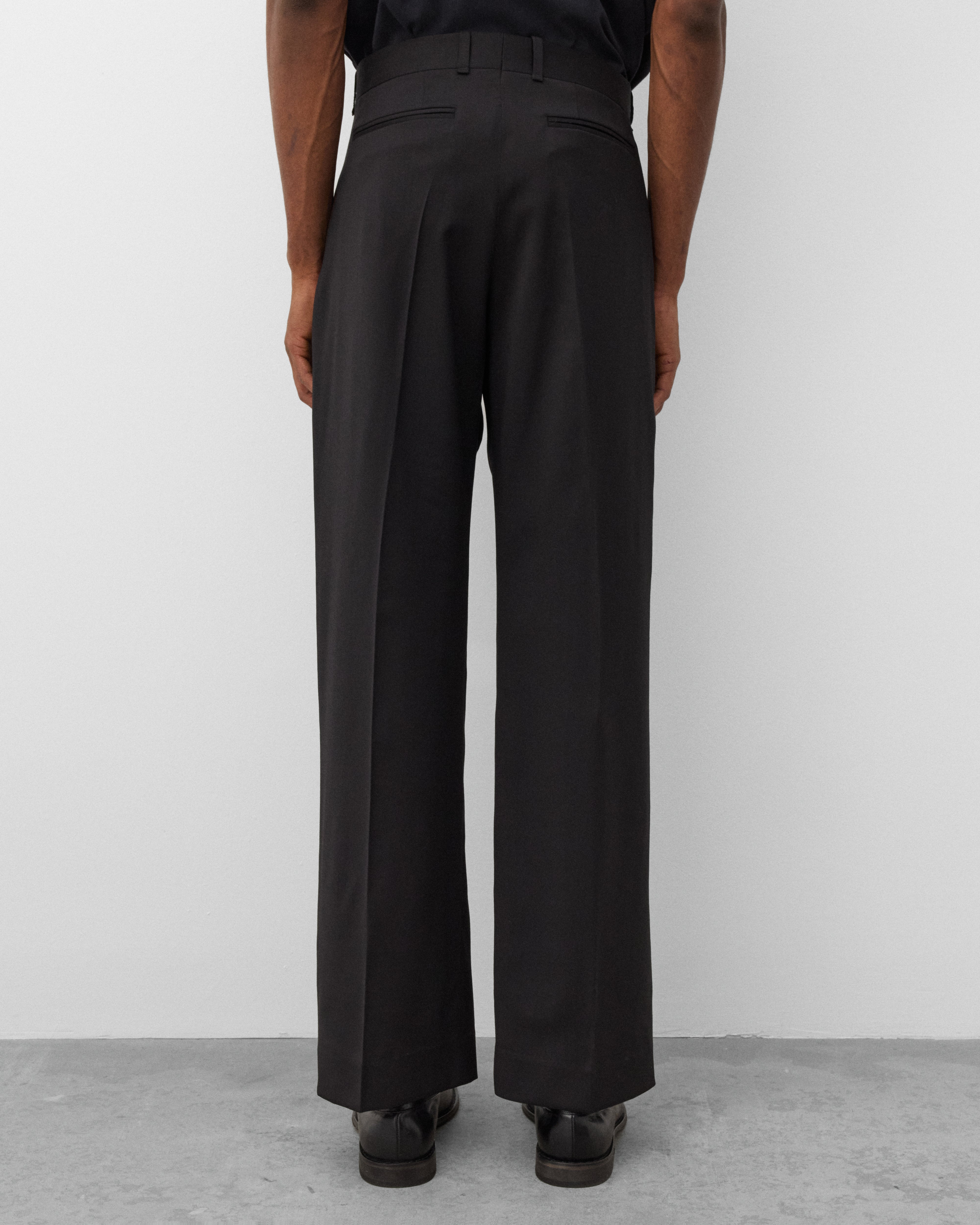 Our Legacy: Men's Borrowed Chino (Coarse Black) | Dover Street