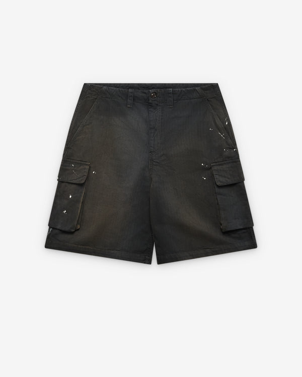Our Legacy - Men's Mount Shorts - (Nebula Wash Jungle Herringbone)