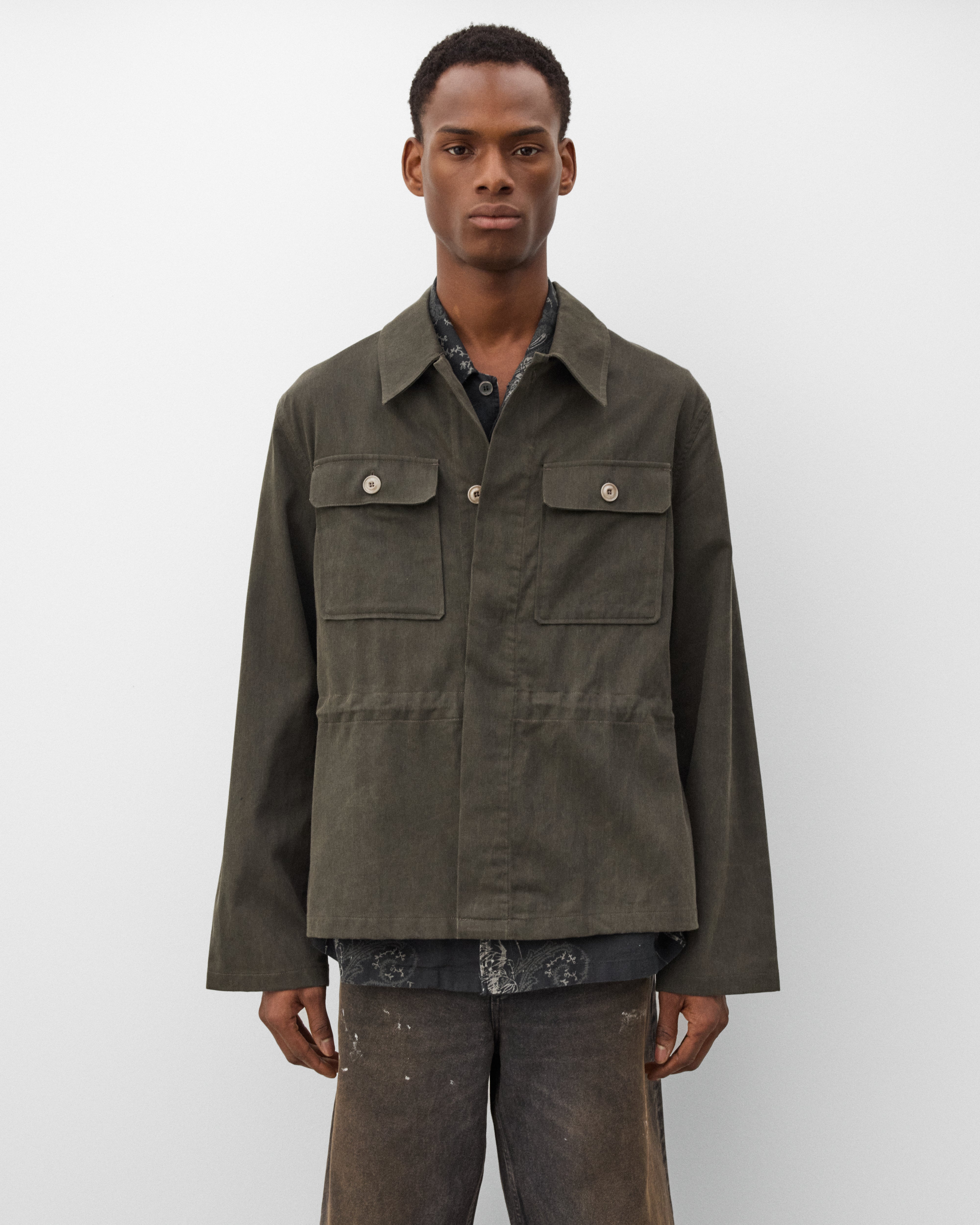 Our Legacy: Men's Unity Jacket (Antique Mudd) | Dover Street