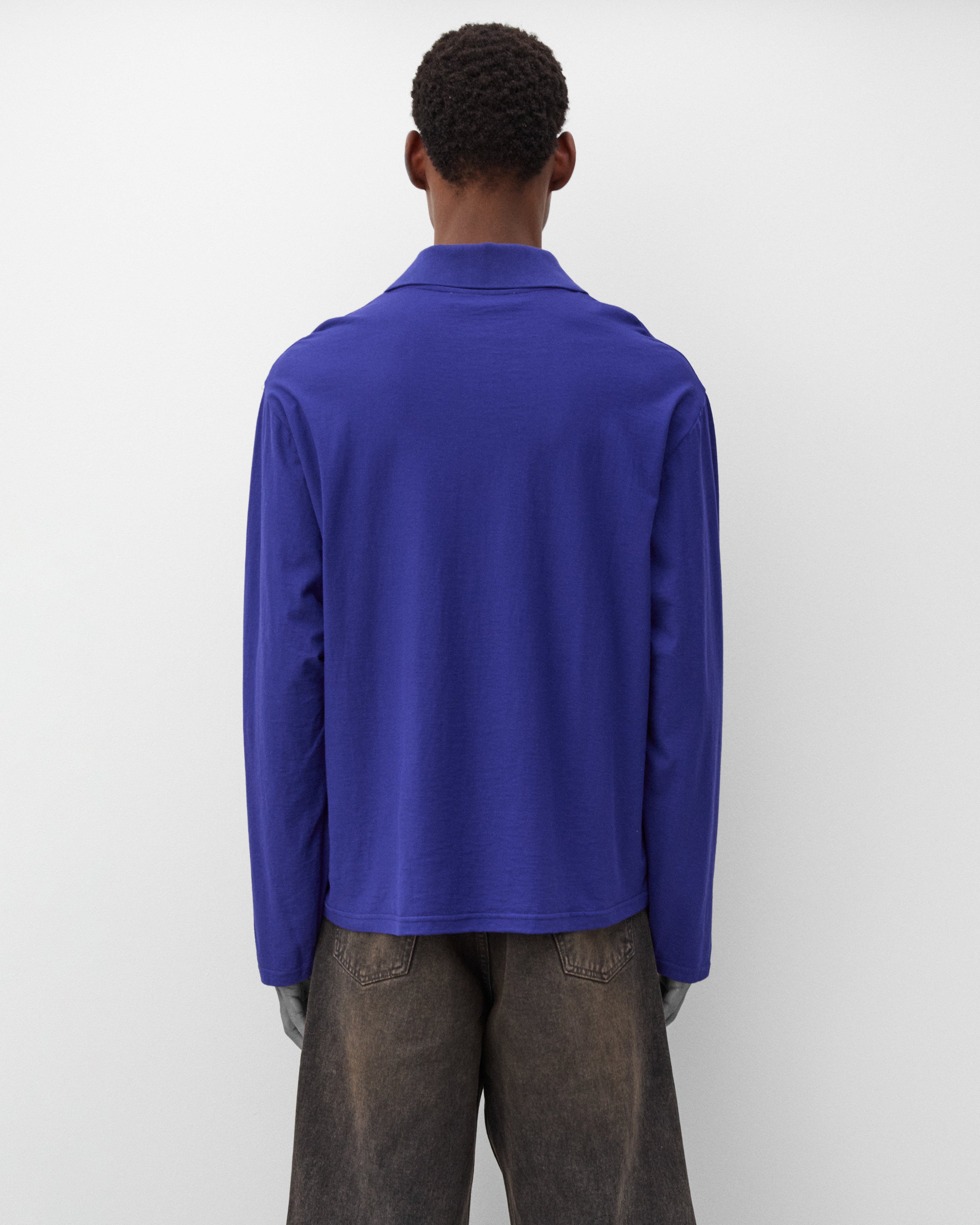 Our Legacy: Men's Rugby Longsleeve (Deep Blue) | Dover Street