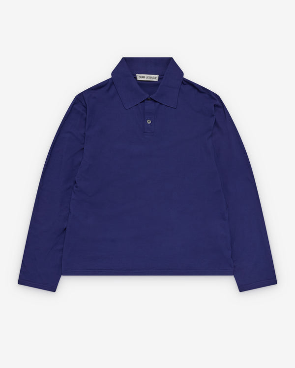 Our Legacy - Men's Rugby Longsleeve - (Deep Blue)