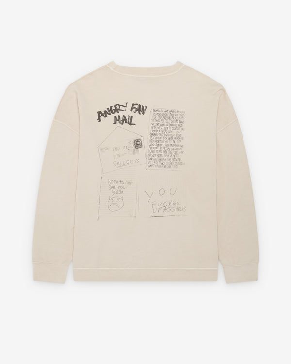 Our Legacy - Men's Slack Sweatshirt - (Angry Fan Mail Print)