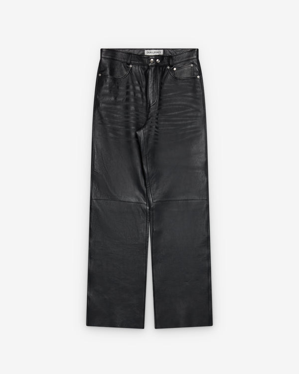 Our Legacy - Men's Carlson Cut - (Whisker Black Buffed Lambskin)