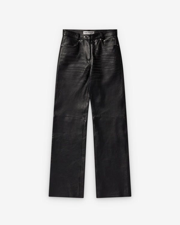 Our Legacy - Women's Wata Cut - (Whisker Black Buffed Lambskin)