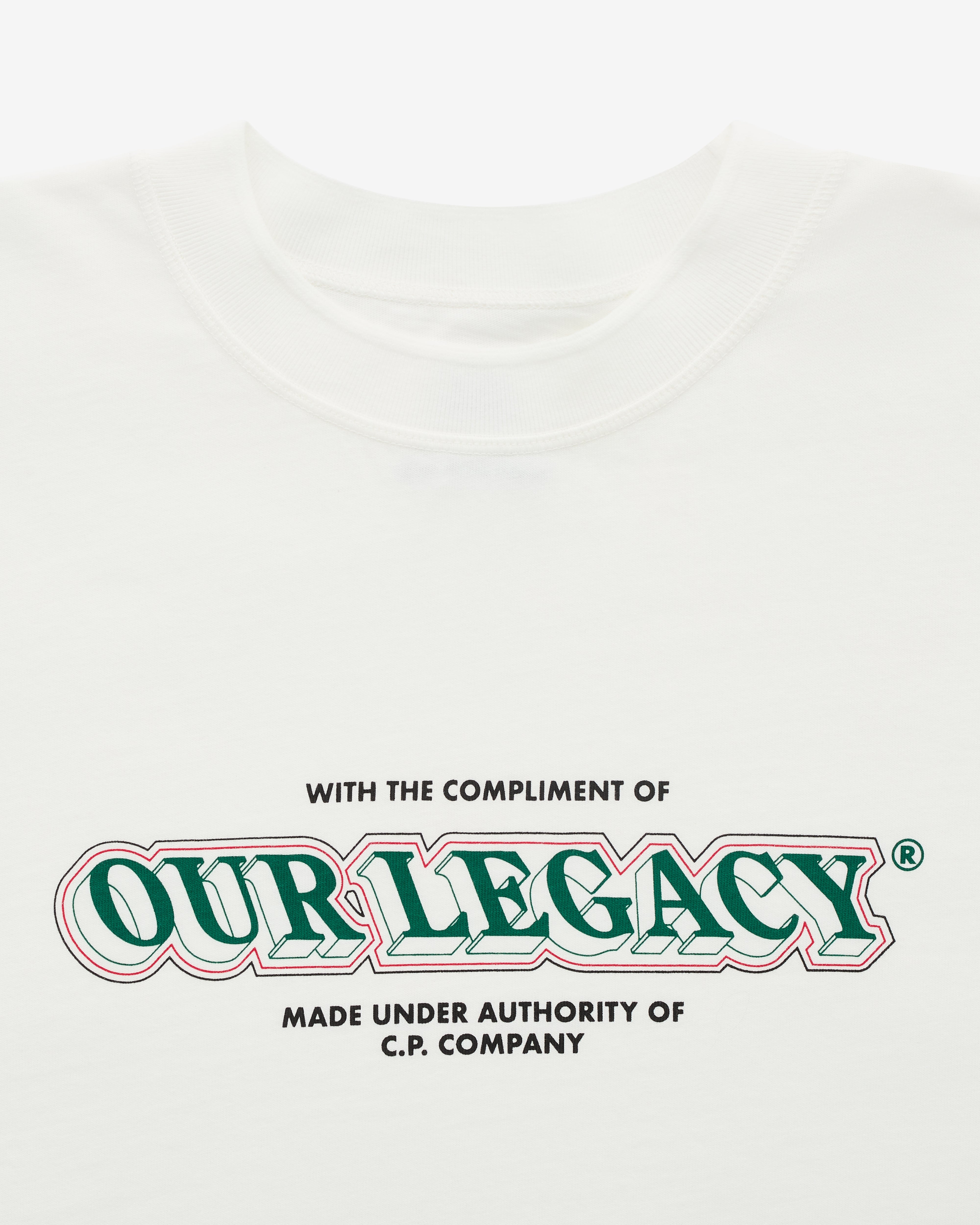 Our Legacy Work Shop: Men's C.P. Company Deck T-Shirt (Gauze White