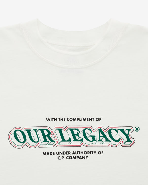 Our Legacy Work Shop - Men's C.P. Company Deck T-Shirt - (Gauze White)
