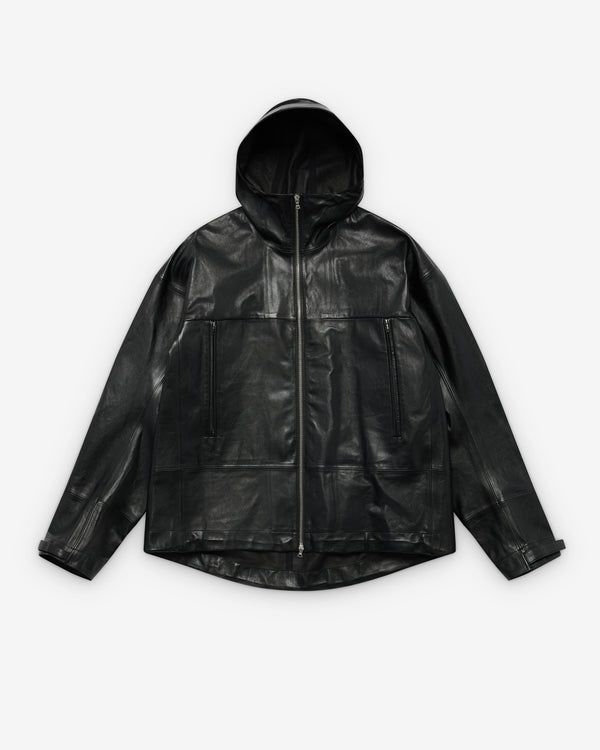 Our Legacy WORK SHOP - ROA Leather Shell Jacket - (Carbon)