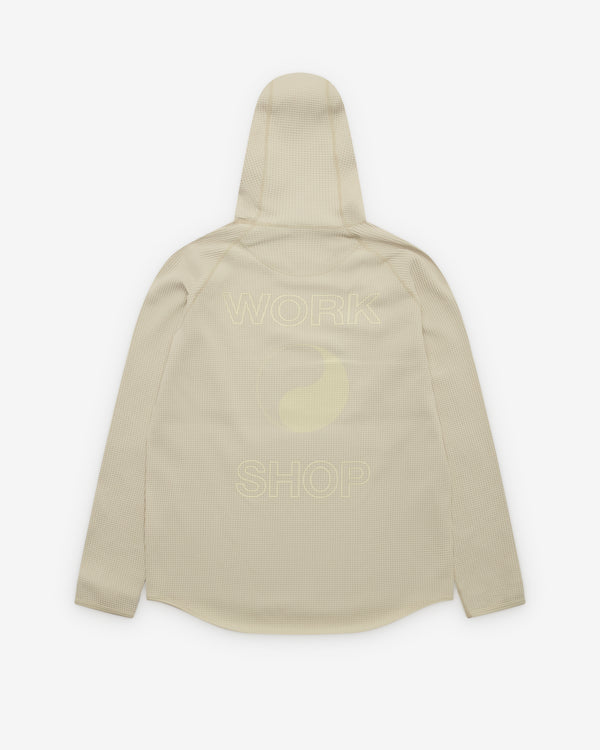 Our Legacy WORK SHOP - Men's Goldwin Waffle Hoodie - (Bone White)