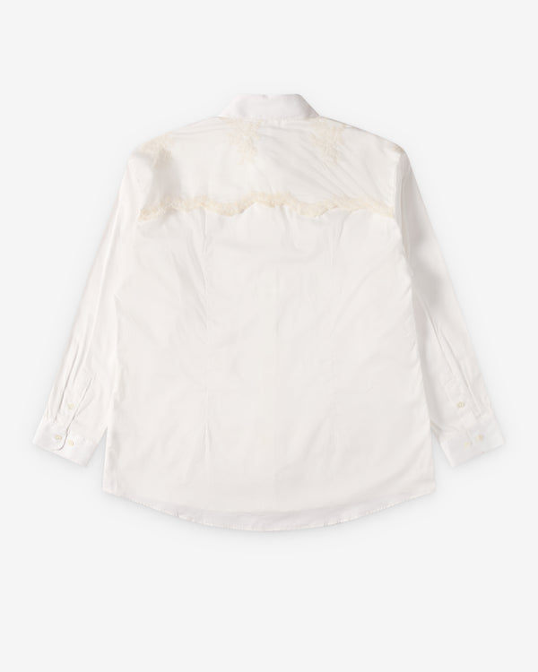Our Legacy - Men's Precious Shirt - (Ivory Cloud Breezey Cotton)