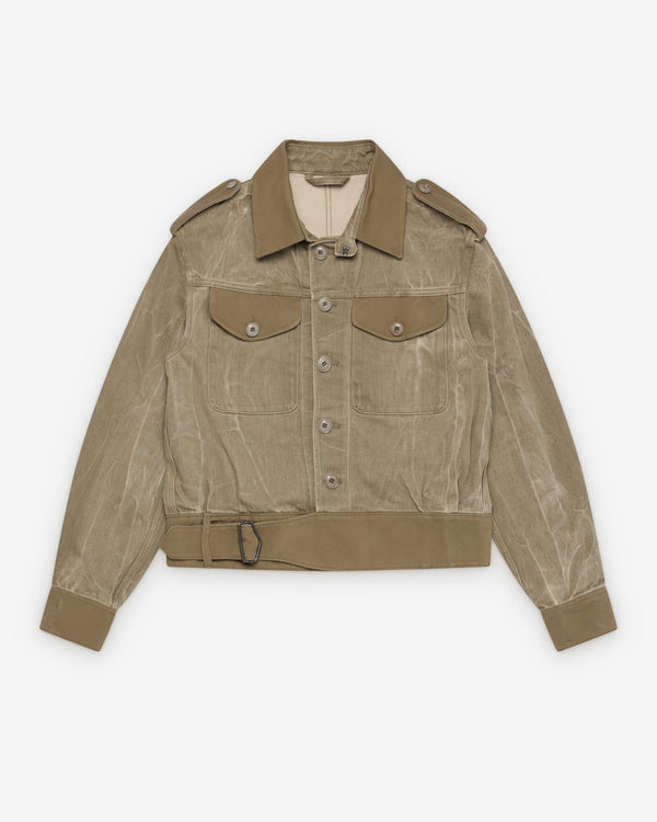 Our Legacy - Men's Battle Jacket - (Dusty Olive Pigment Twill)