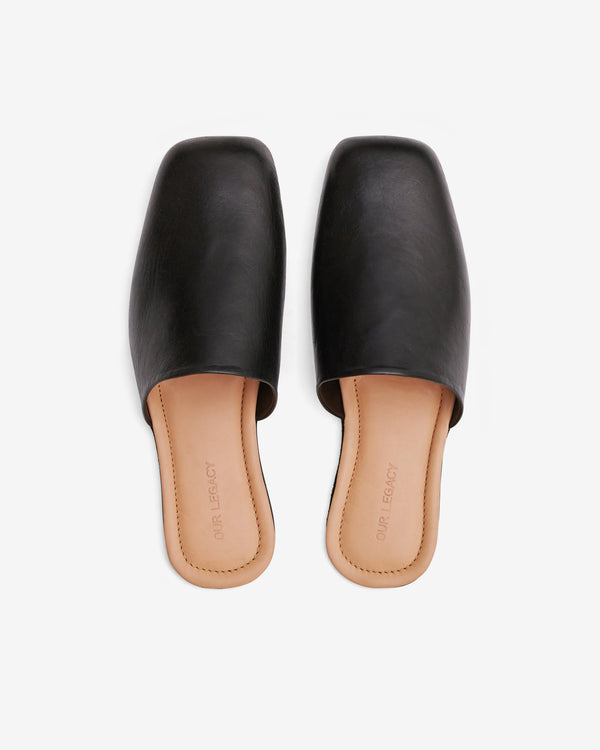 Our Legacy - Women’s Cigarr Slipper - (Sombre Satin Bovine)