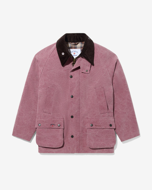 Noah - Men's Barbour Recycled Cotton Bedale Jacket - (Pomegranate)