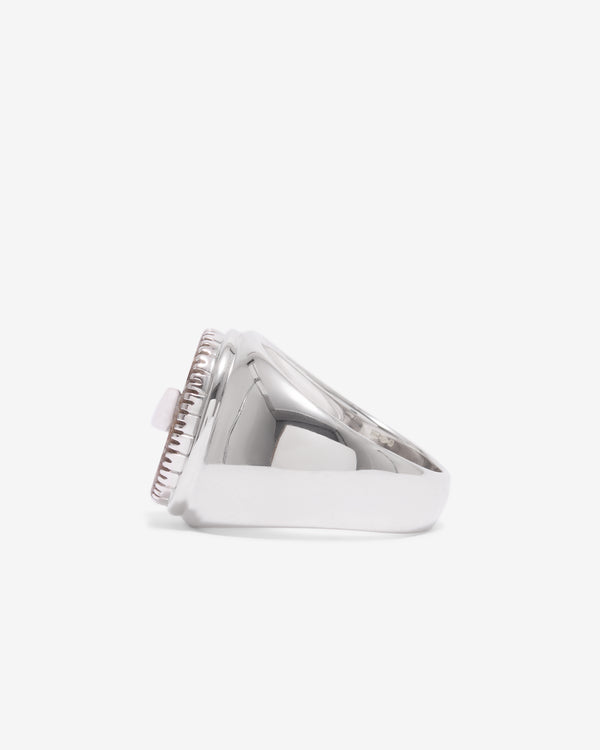 O Thongthai - Signature Signet Ring With Swoosh - (Multi)