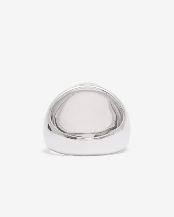 O Thongthai - Signature Signet Ring With Swoosh - (Multi)