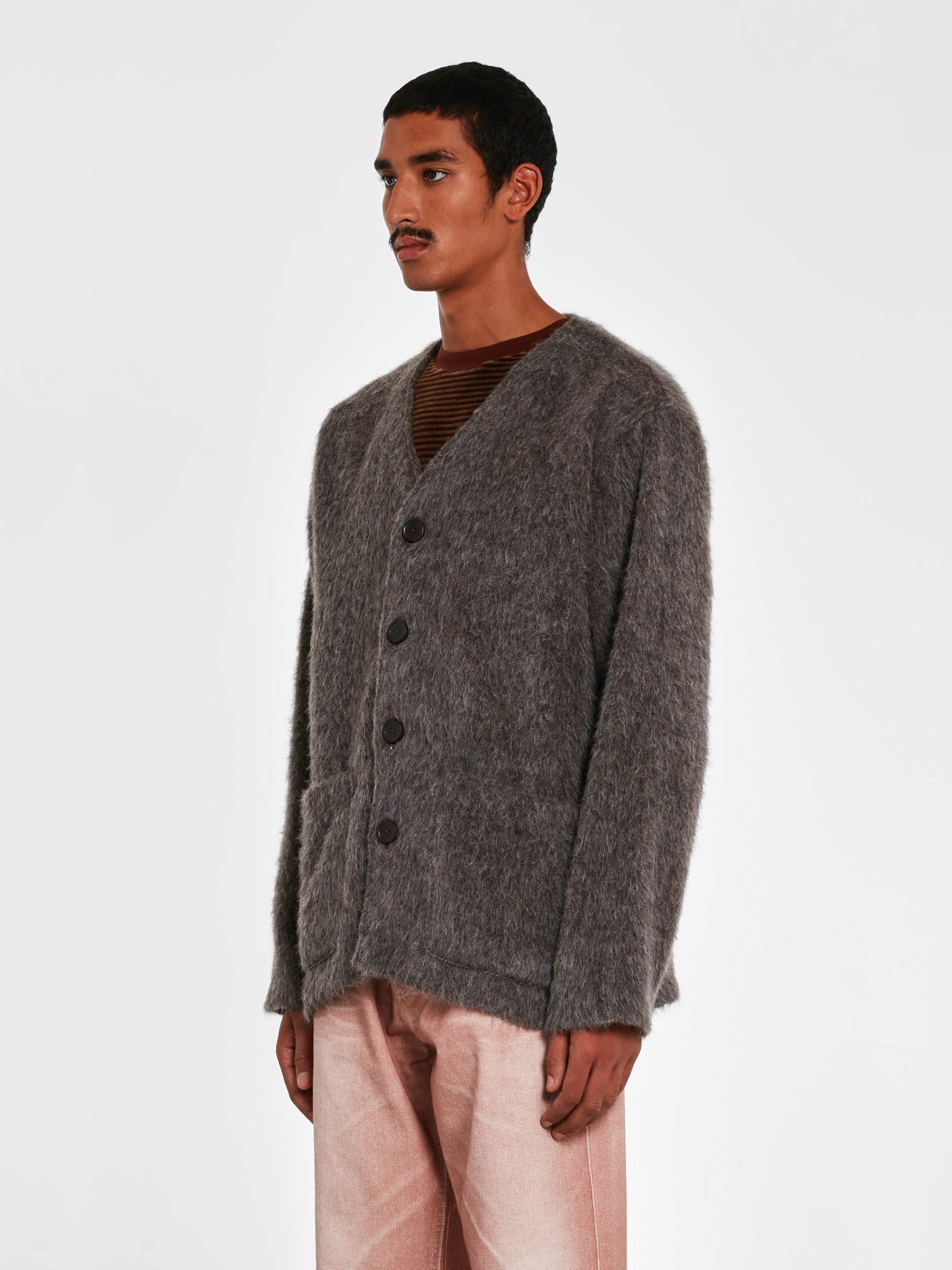 Our Legacy - Men’s Cardigan - (Grey) view 2