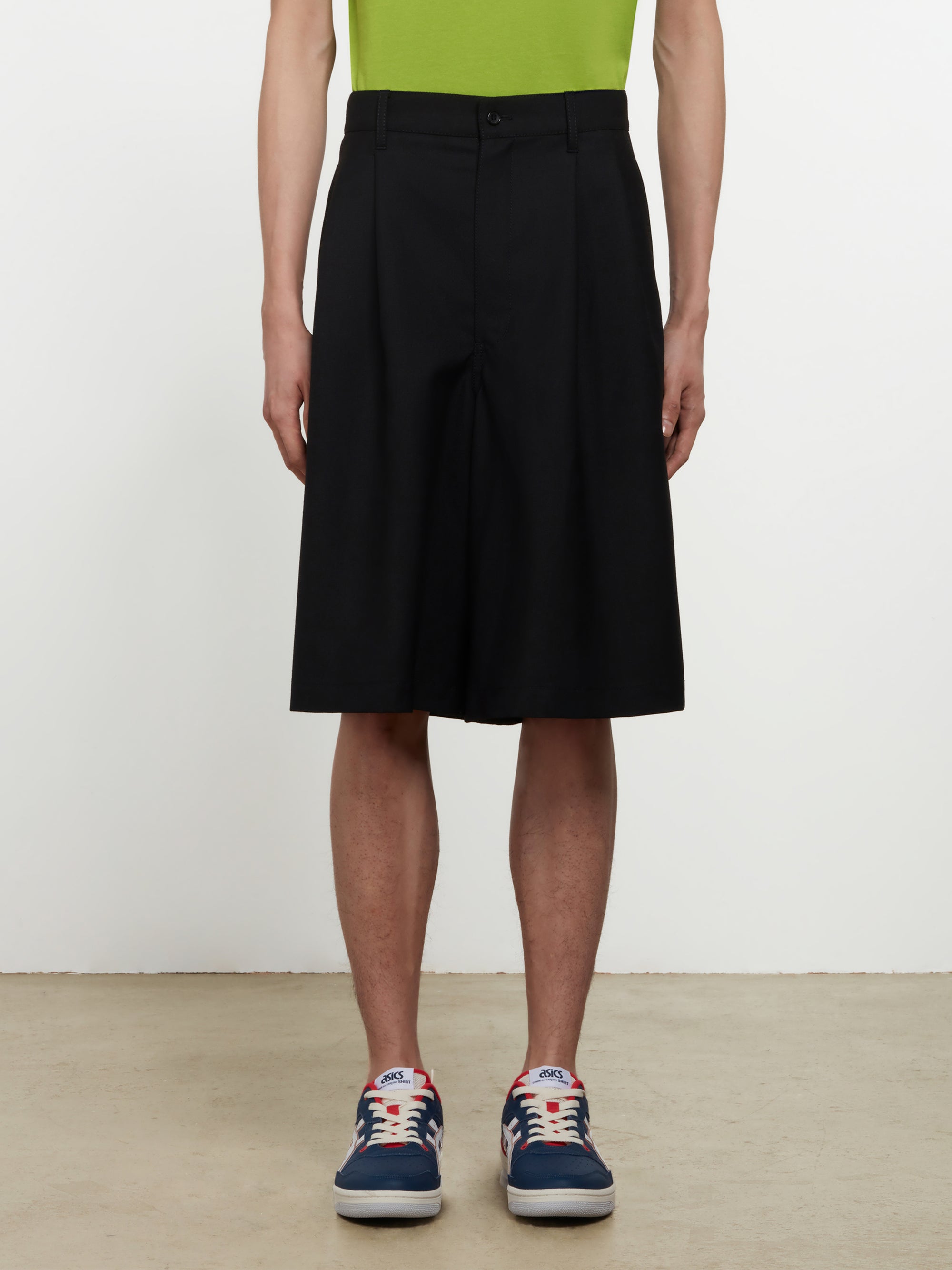 CDG Shirt - Men’s Wool Broadcloth Shorts - (Black) view 1