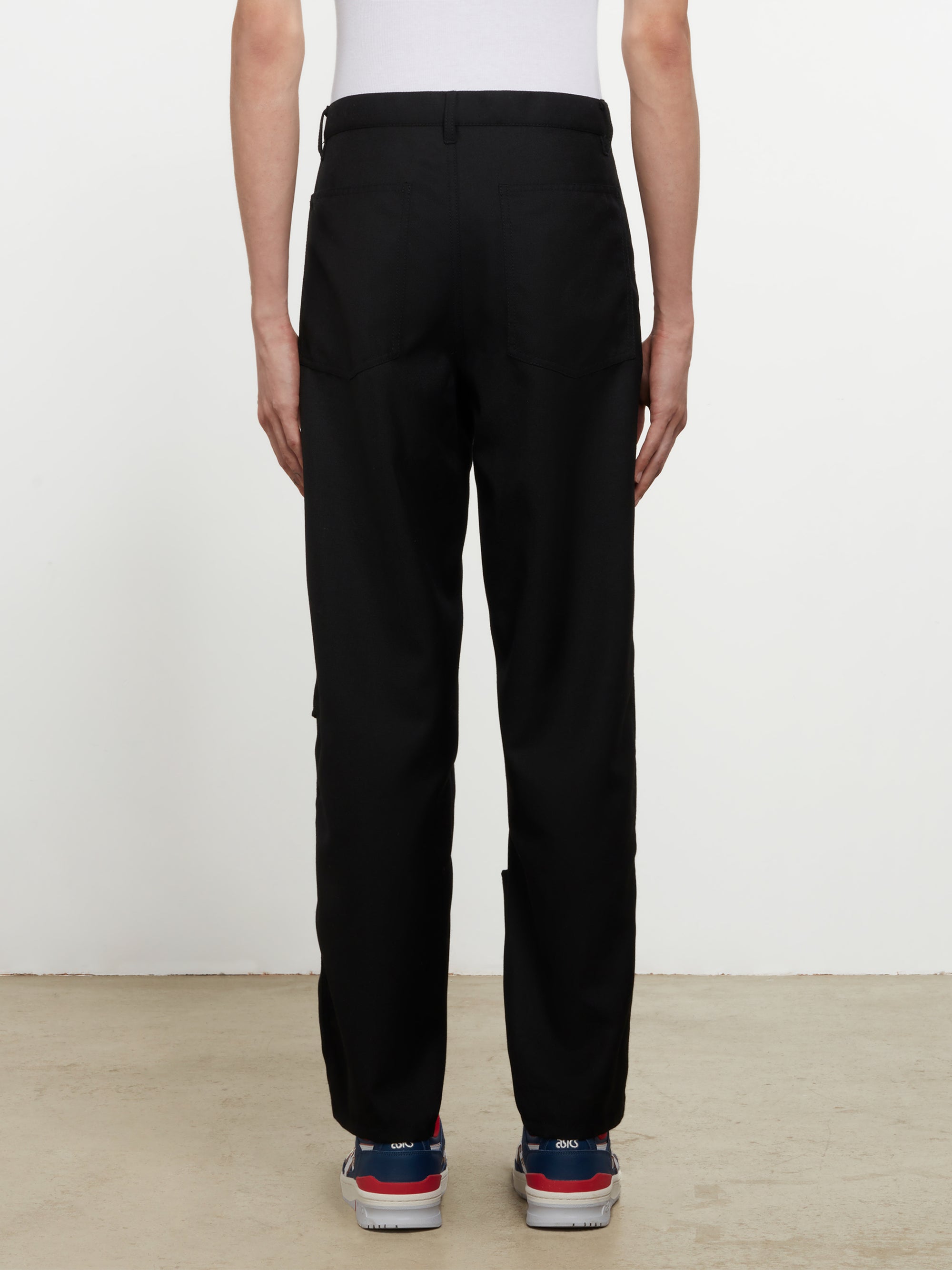 CDG Shirt - Men’s Panelled Pants - (Black) view 3