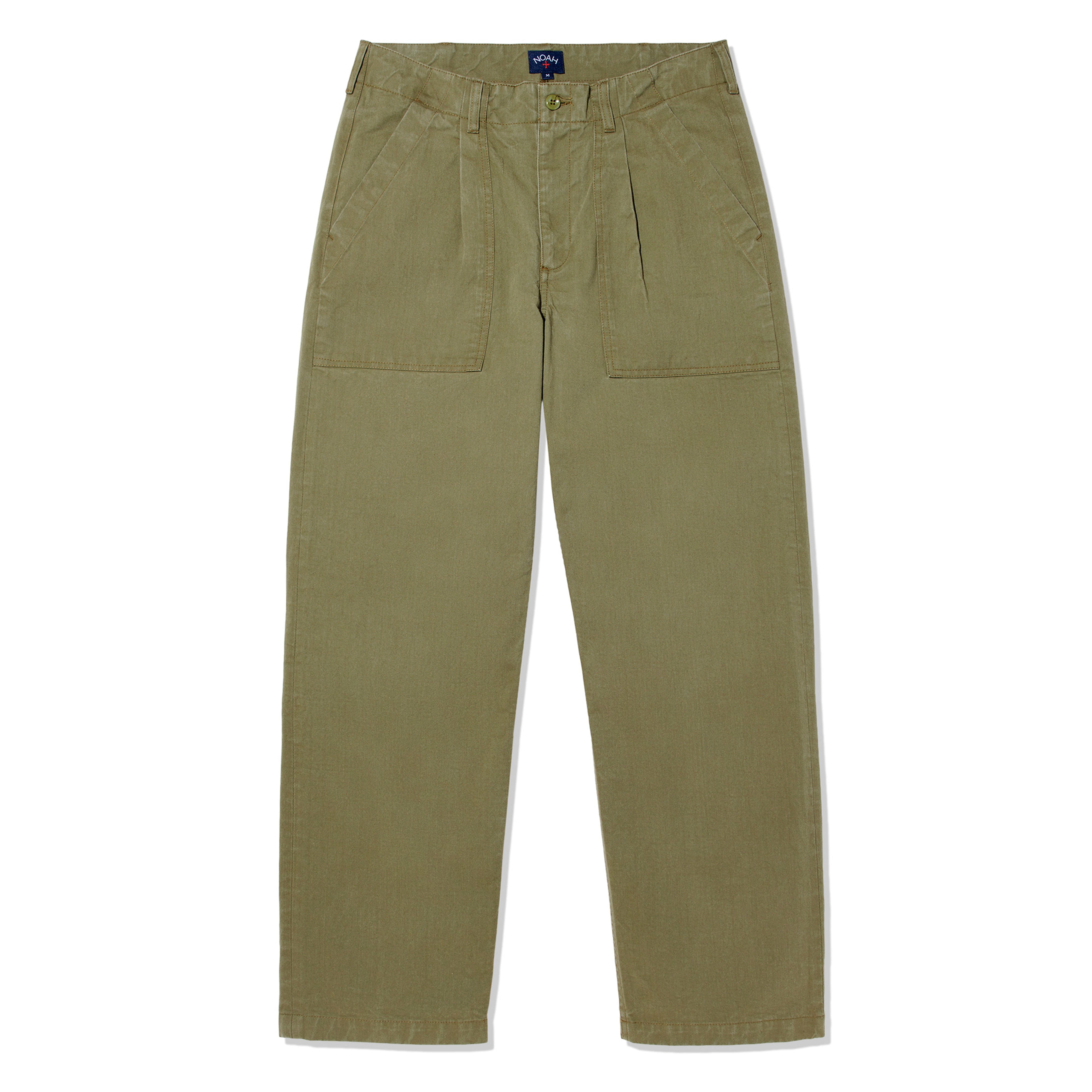 Noah: Men’s Pleated Fatigue Pants (Army Green) | DSML E-SHOP