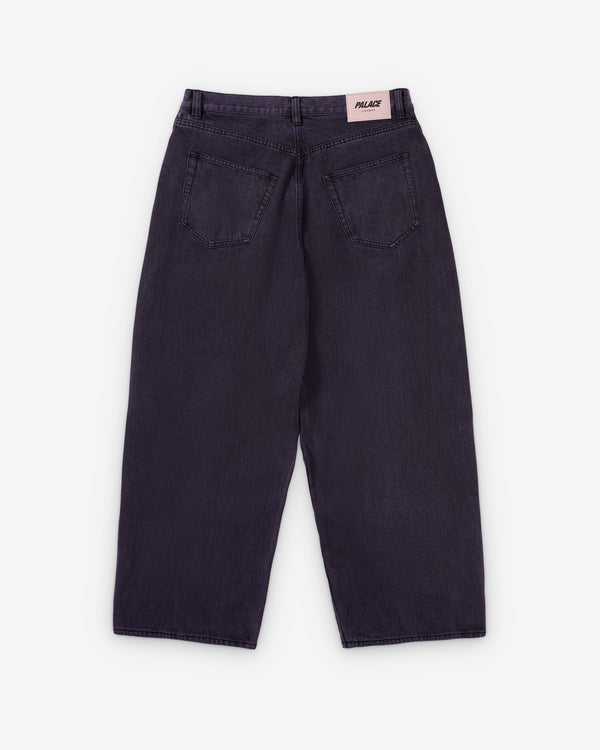 Palace - Men's P100 Super Baggy Jean - (Purple)