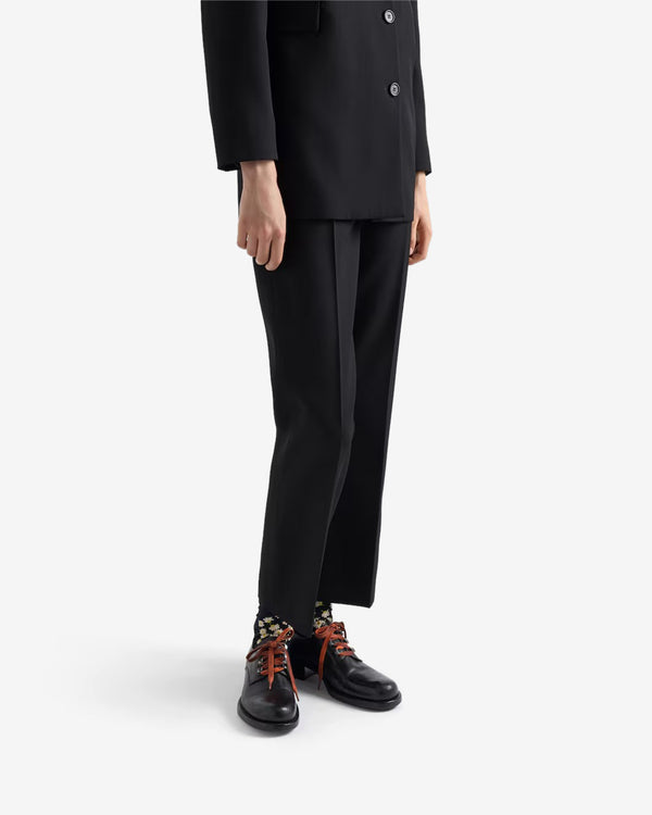 Prada  - Women's Compact Gabardine Pants - (Black)