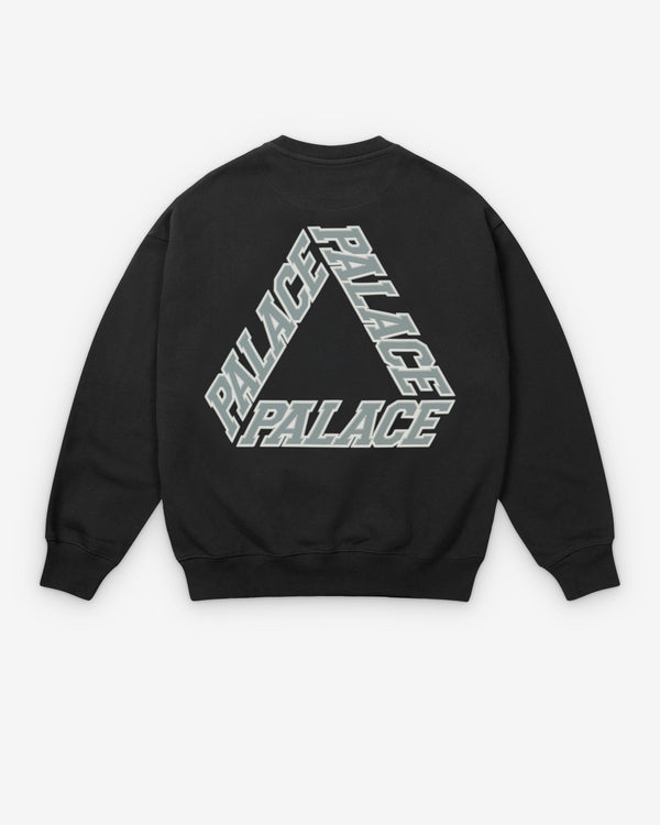 Palace - Men's P3 Stitch Crew - (Black)