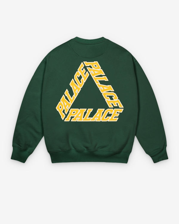 Palace - Men's P3 Stitch Crew - (Racey Green)