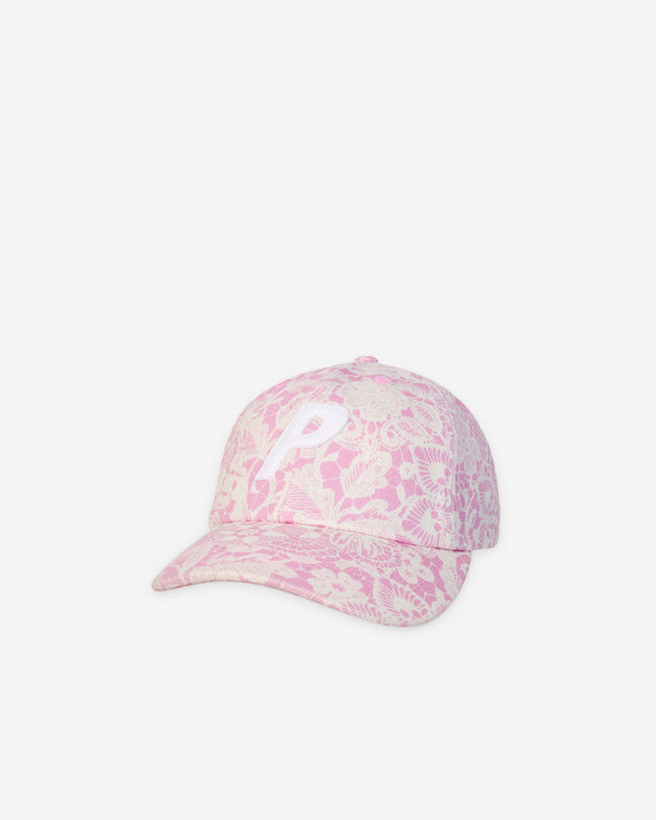 Palace - Men's P 6-Panel - (Denim Lace Print Pink)