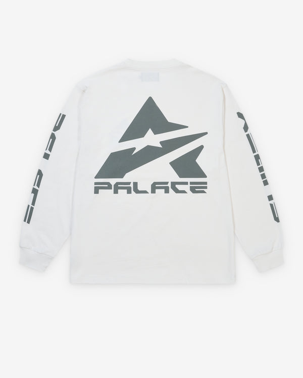 Palace - Men's Avirex Longsleeve - (White)
