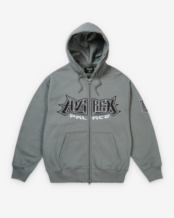 Palace - Men's Avirex Zip Hood - (Charcoal)
