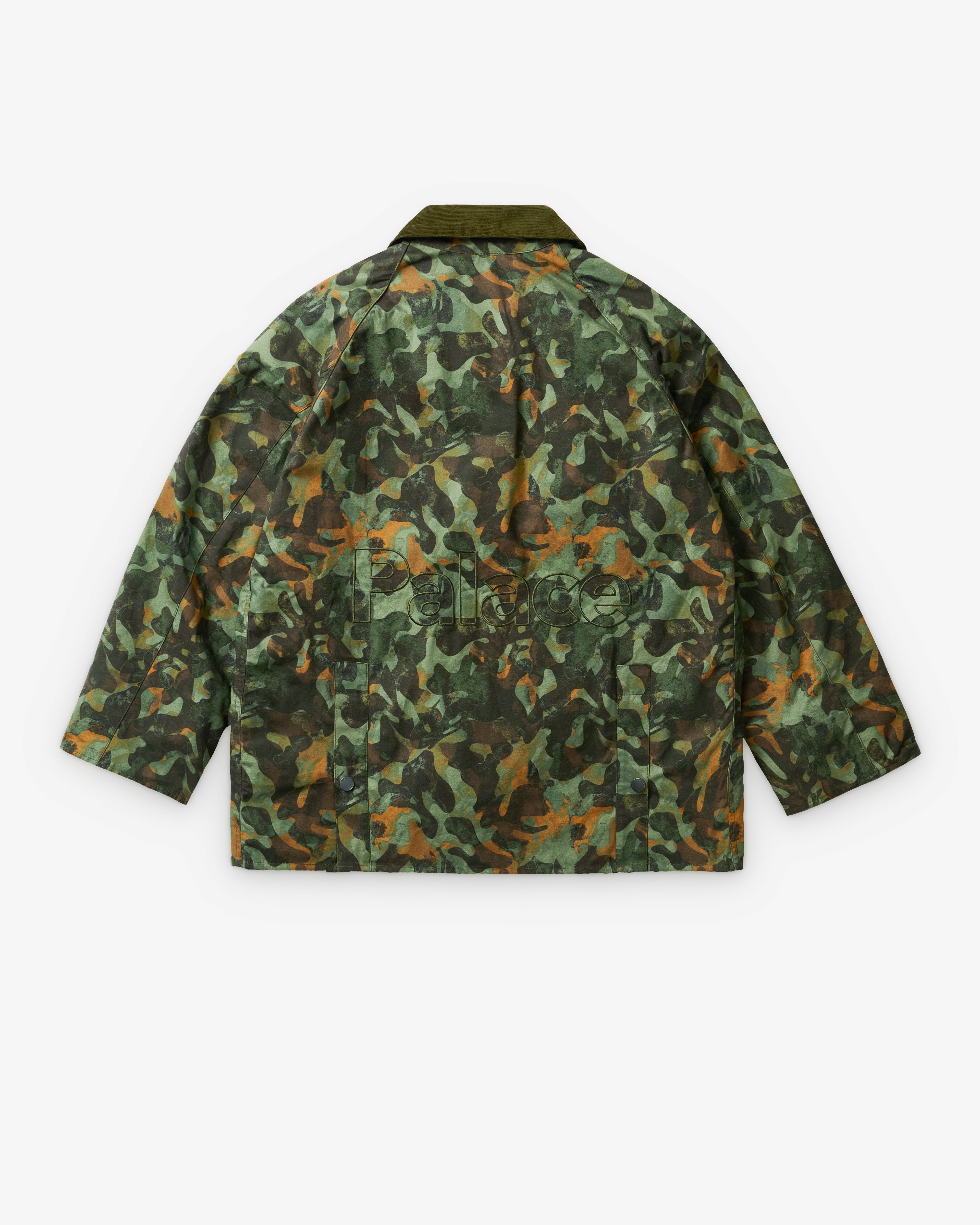 Palace: Palace Barbour Bedale Casual Jacket (Kelp Forest Camo