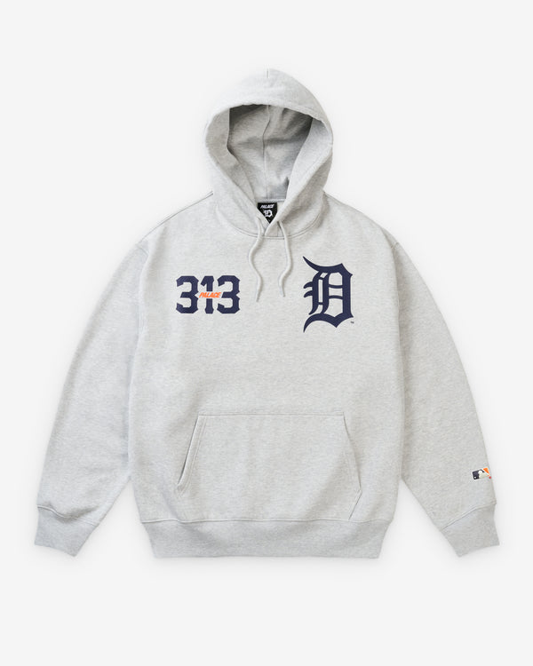 Palace - Men's Palace Detroit Hood - (Grey Marl)