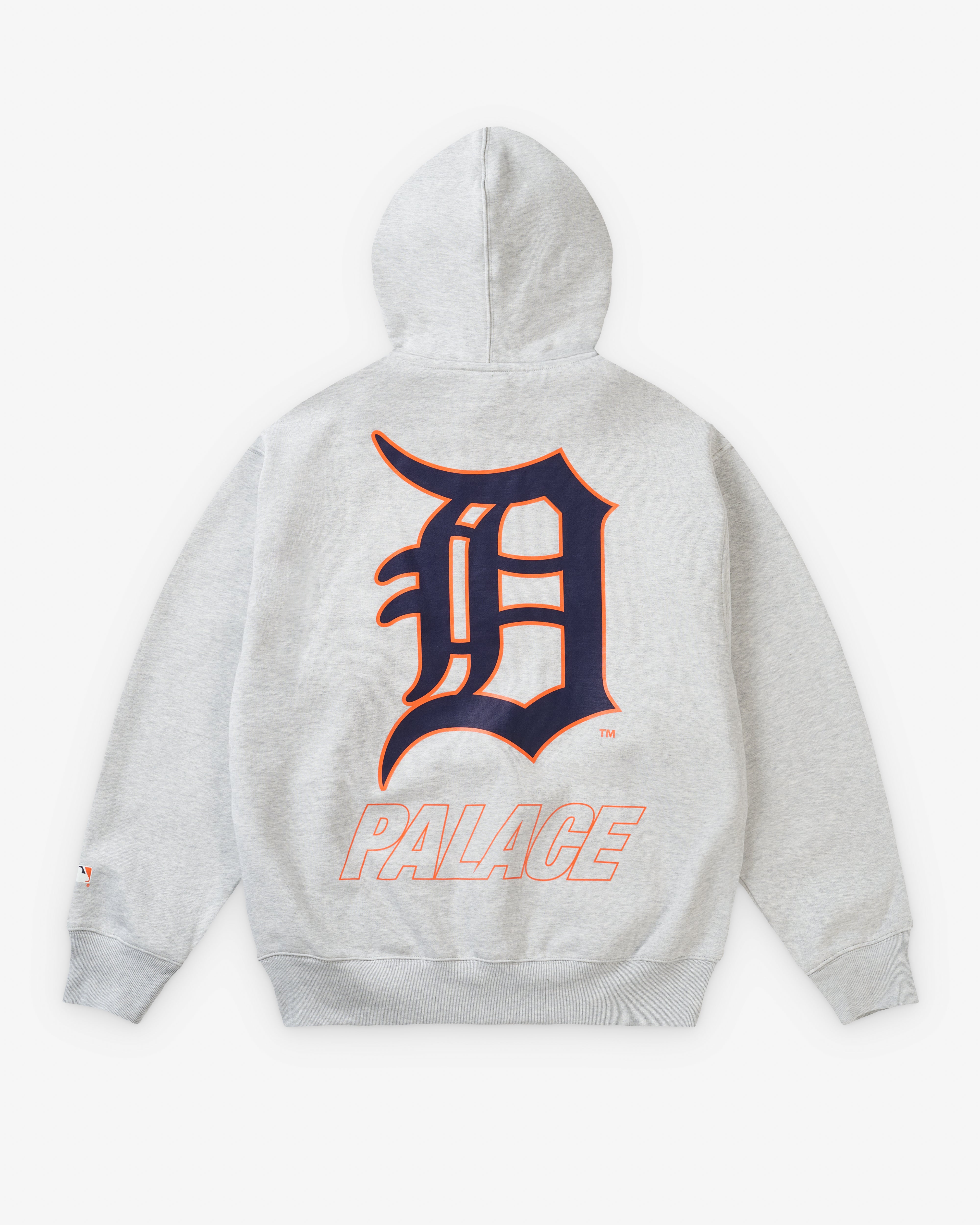 Palace: Men's Palace Detroit Hood (Grey Marl) | Dover Street