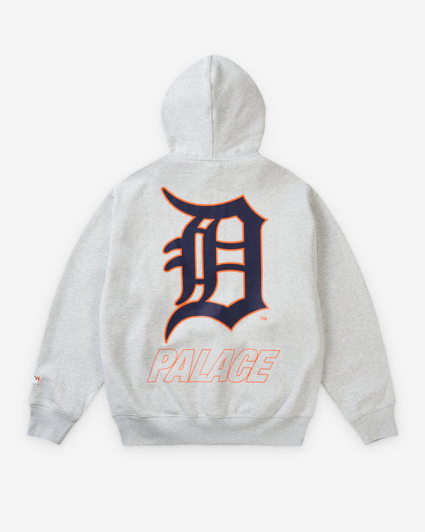 Palace - Men's Palace Detroit Hood - (Grey Marl)