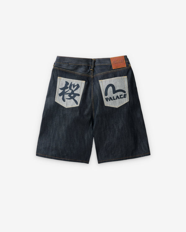 Palace - Men's Palace Evisu Long Denim Short - (Indigo)