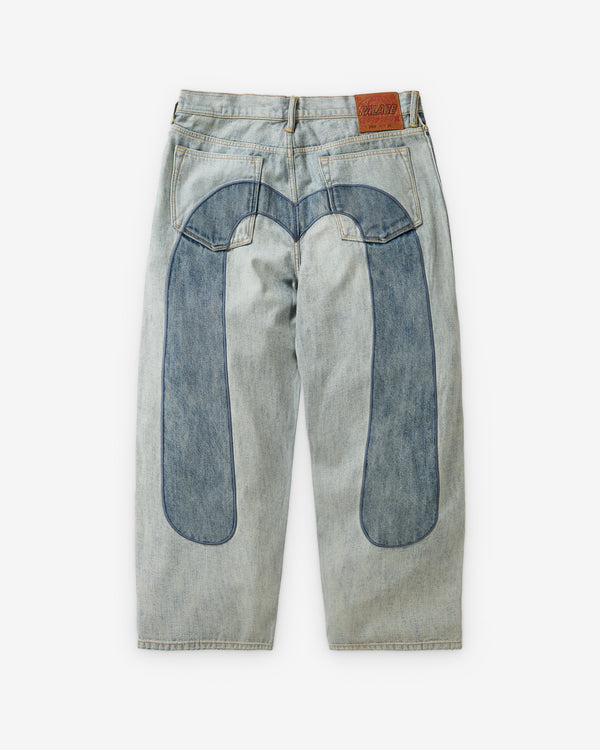 Palace - Men's Palace Evisu P90 Baggy Jean - (Reverse Indigo)
