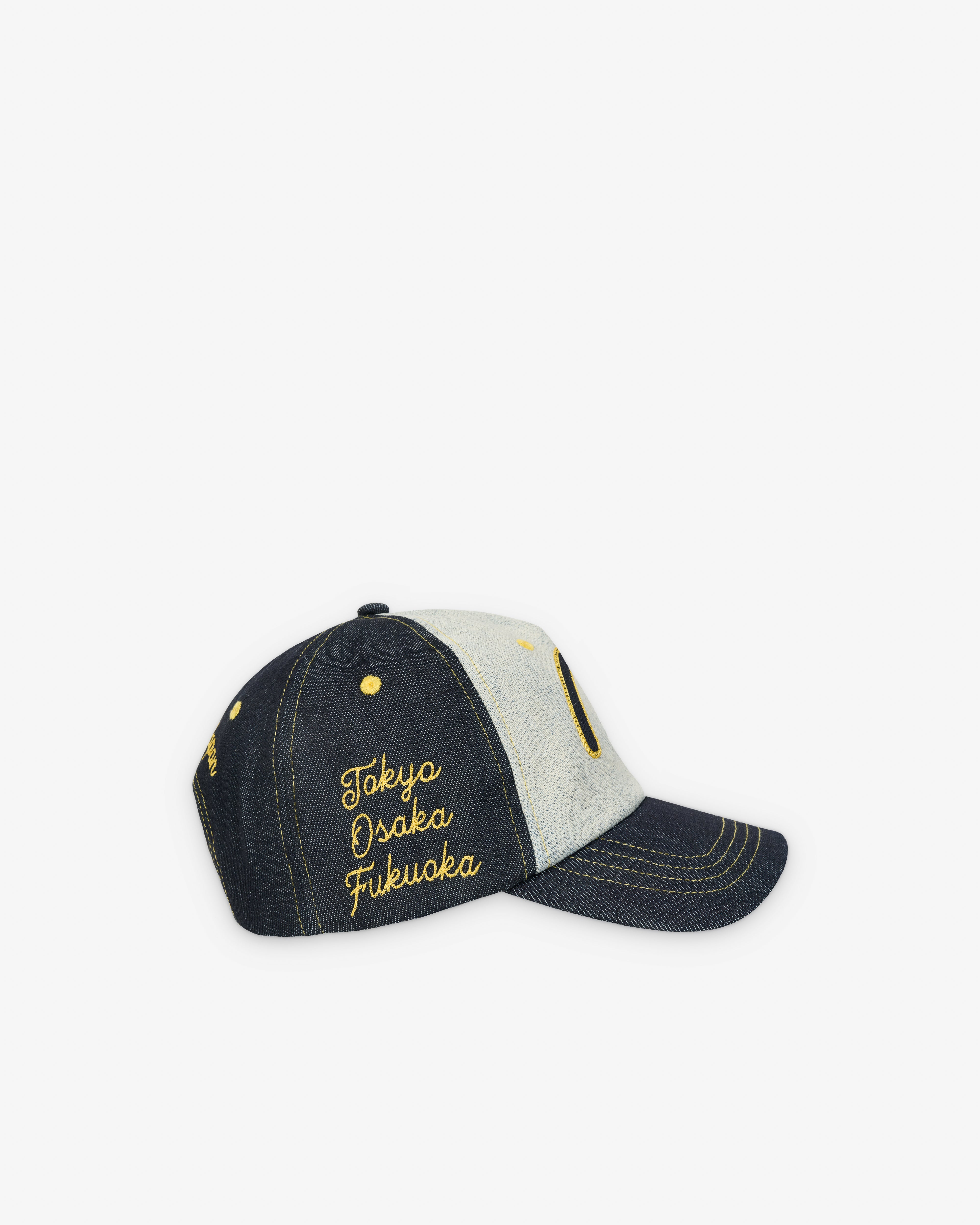 Palace: Men's Palace Evisu Snapback (Reverse Indigo) | Dover