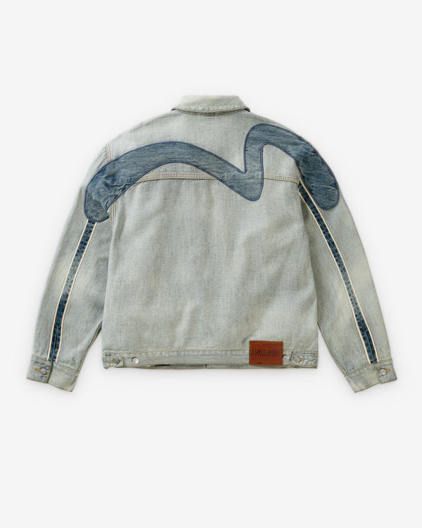 Palace - Men's Palace Evisu Type 2 Denim Jacket - (Reverse Indigo)