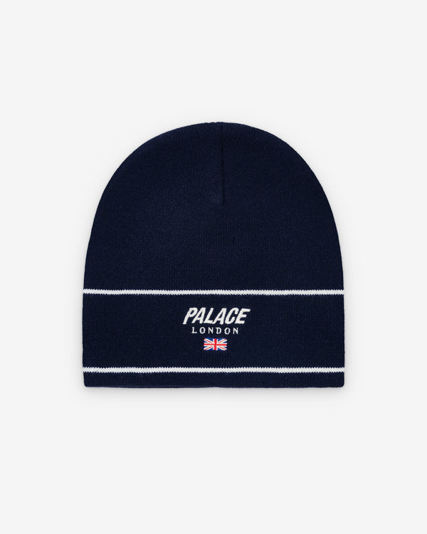 Palace - Men's London Nein Cuff Beanie - (Navy)