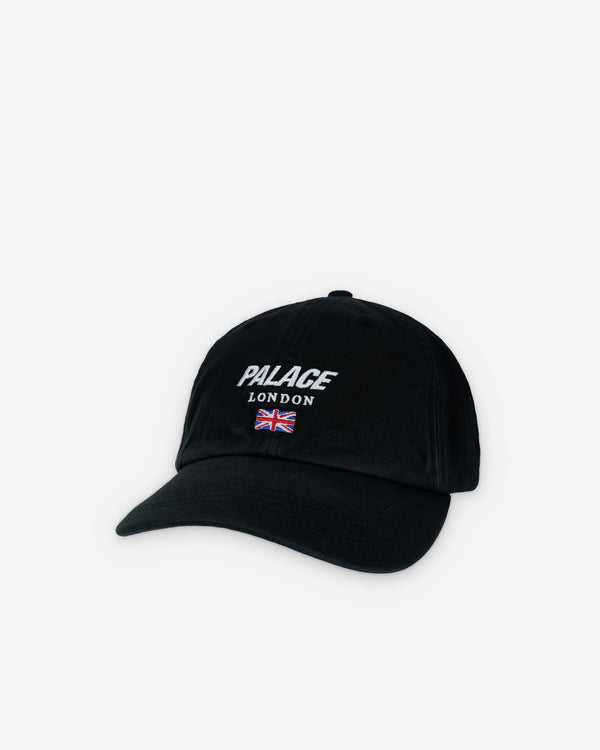 Palace - Men's Palace London Pigment 6-Panel - (Black)