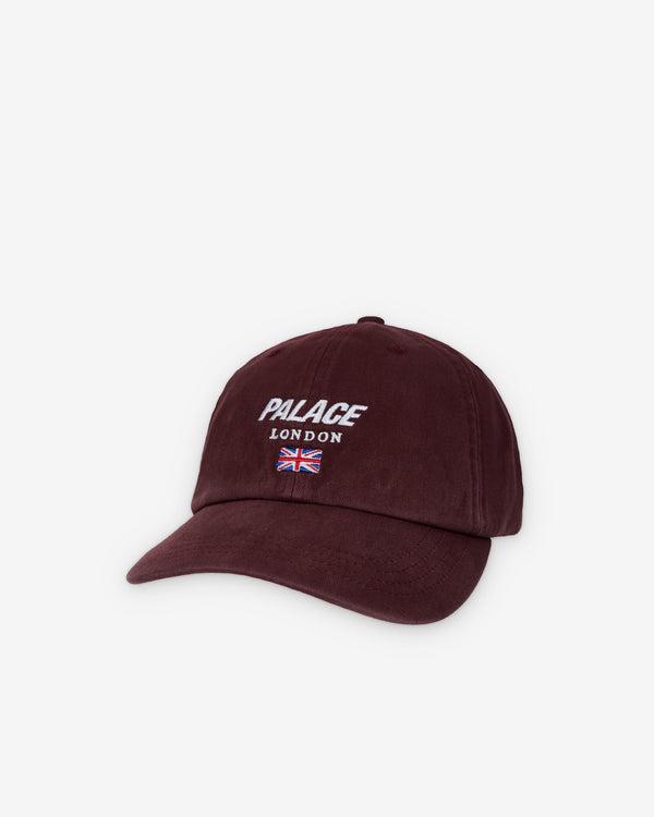Palace - Men's Palace London Pigment 6-Panel - (Rich Wine)