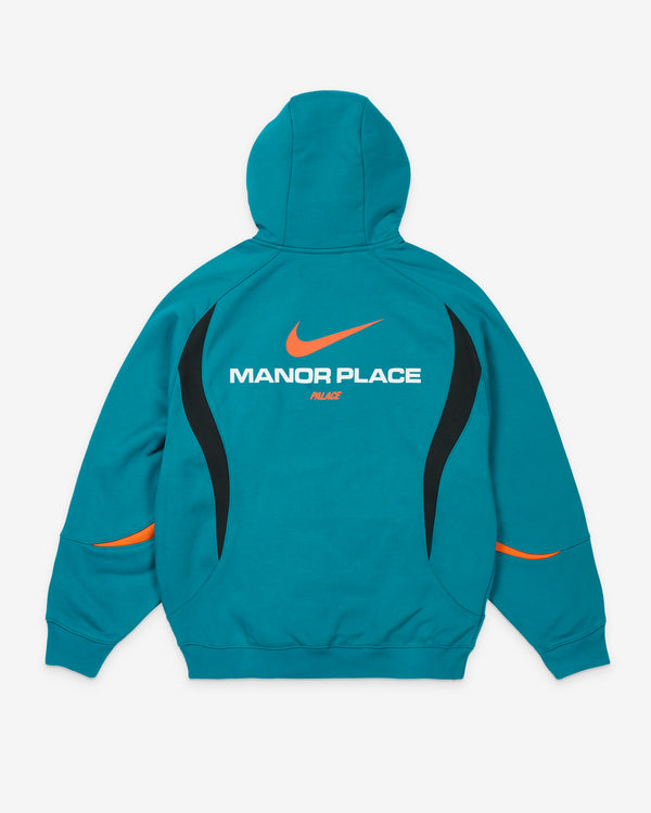 Palace - Men's Nike Manor Place Paneled Hood - (Teal)