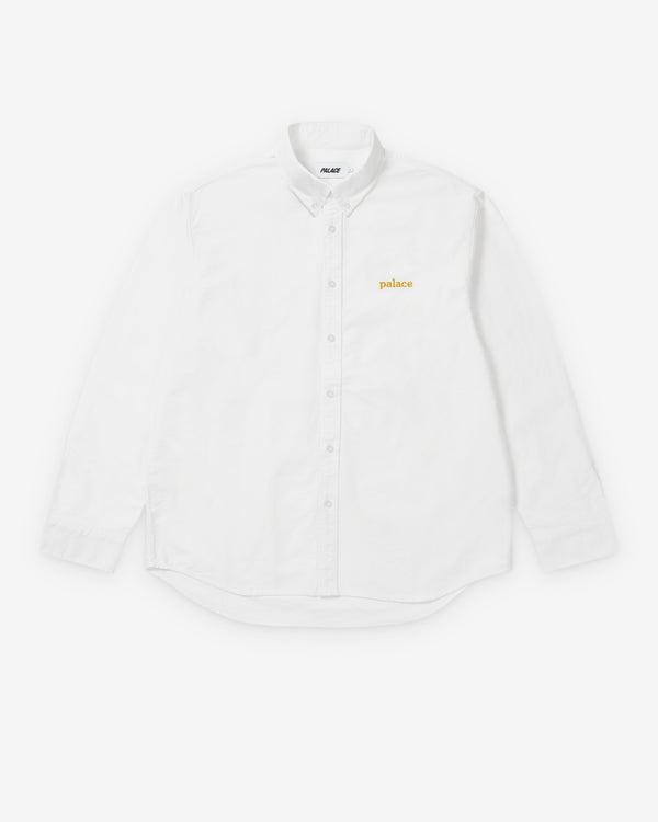 Palace - Men's Palace Oxford Shirt - (White)