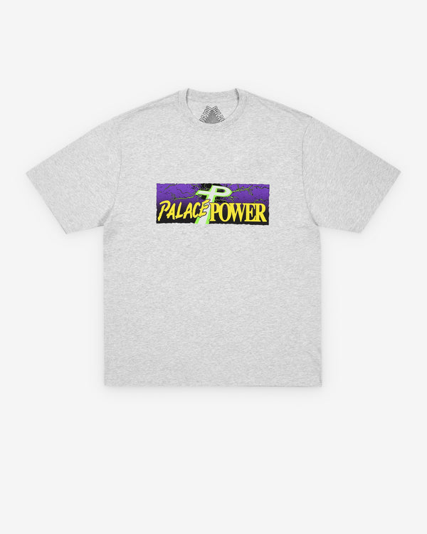 Palace - Men's Palace Power T-Shirt - (Grey Marl)