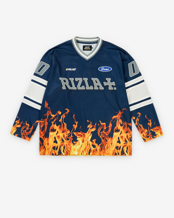 Palace - Men's Palace Rizla Jersey - (Navy)