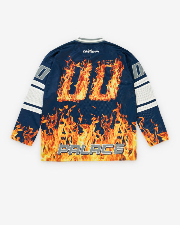Palace - Men's Palace Rizla Jersey - (Navy)