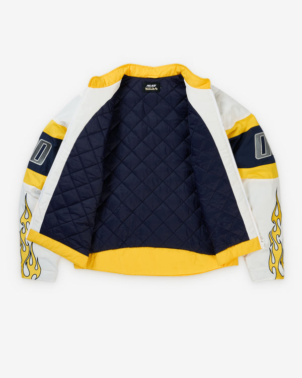 Palace - Men's Palace Rizla Race Jacket - (White)