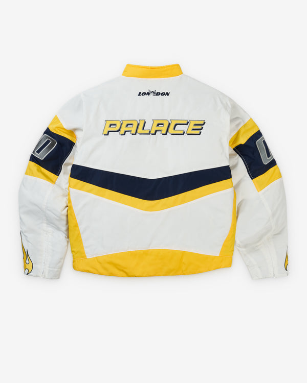 Palace - Men's Palace Rizla Race Jacket - (White)