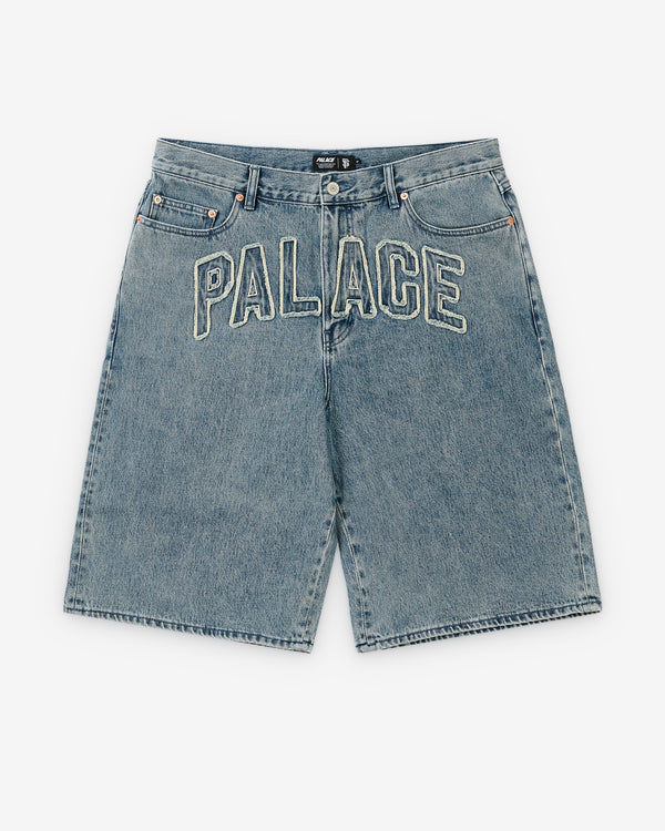 Palace - Men's Palace San Francisco Giants Denim Shorts - (Stone Wash)