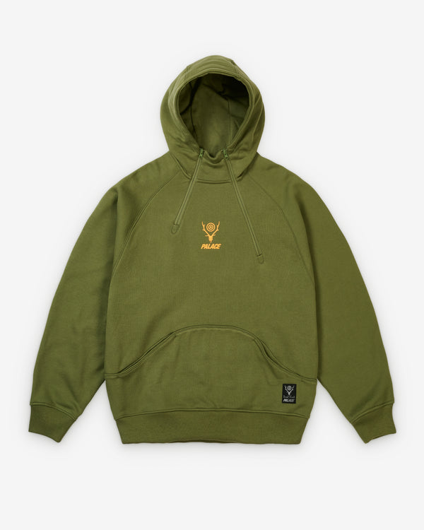 Palace - Men's South2 West8 Hood - (Khaki)